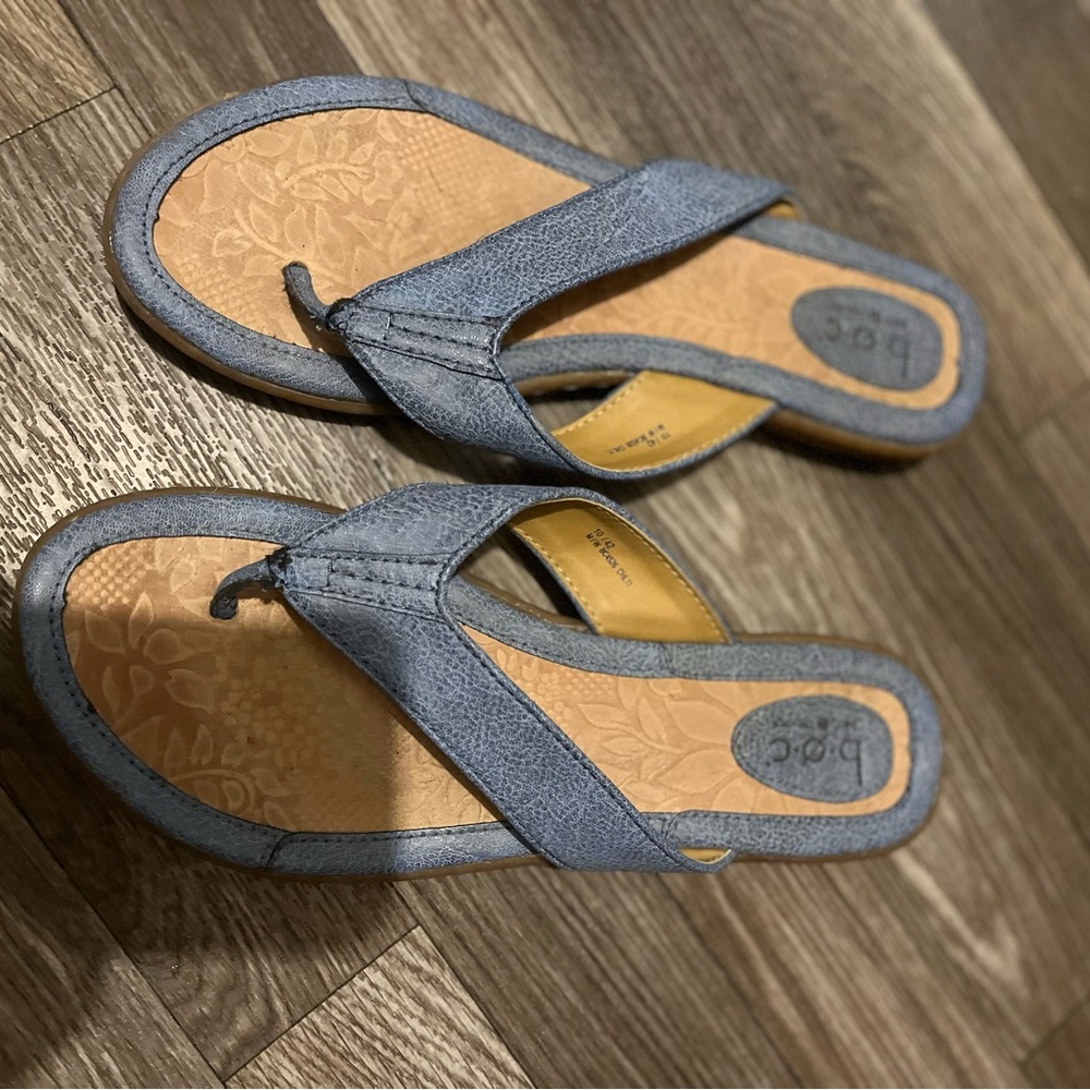 BOC Denim Blue Thong Sandals